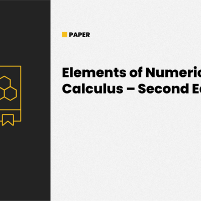 Elements of Numerical Calculus – Second Edition