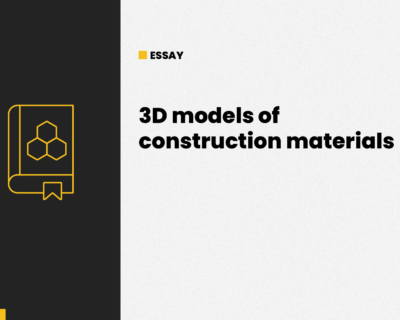 3D models of construction materials