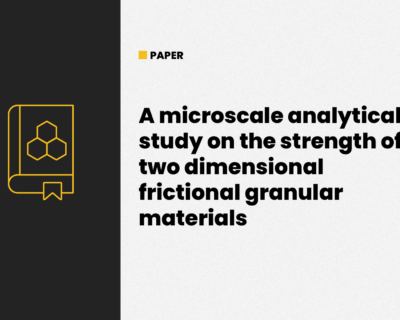 A microscale analytical study on the strength of two dimensional frictional granular materials